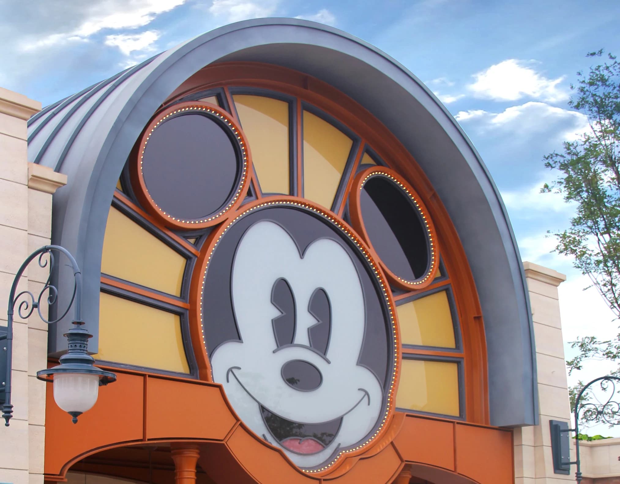 Decorative entrance glazing in the Shanghai Disney project archive
